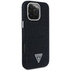 Oryginalne Etui IPHONE 16 PRO MAX Guess Denim Triangle Logo MagSafe czarne