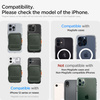 SPIGEN LOCK FIT MAGSAFE UNIVERSAL MAGNETIC CARD HOLDER MILITARY GREEN