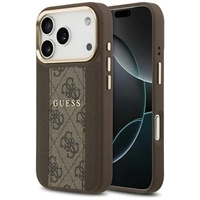 Guess 4G Stripe MagSafe case for iPhone 17 Pro - brown