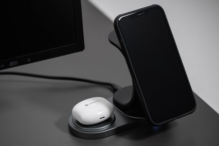 FORCELL F-AUDIO słuchawki bezprzewodowe / bluetooth stereo TWS CLEAR Sound białe
