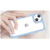 Outer Space Case iPhone 14 Plus Hardcover mit Gelrahmen blau