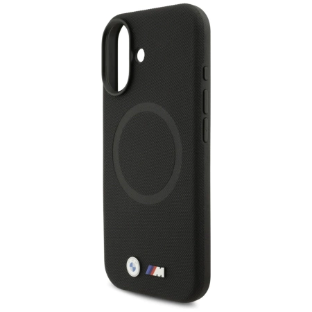 BMW M FW MagSafe Hülle mit Metalllogo für iPhone 17 - Schwarz