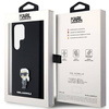 Oryginalne Etui KARL LAGERFELD hardcase Silicone Ikonik Metal Pin KLHCS24LSMHKNPK do Samsung Galaxy S24 Ultra czarny