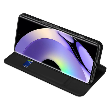 Dux Ducis Skin Pro Hülle für Realme 10 Pro Flip Card Wallet Stand Schwarz