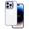 Tel Protect Kickstand case + szkło na aparat (lens) do Iphone 13 Pro Max jasnofioletowy
