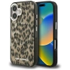 Etui Karl Lagerfeld IML Leopard Pattern MagSafe do iPhone 16 - brązowe