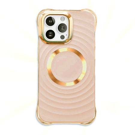 Nakładka Circle Glam Mag do iPhone 16 Plus 6,7&quot; różowa
