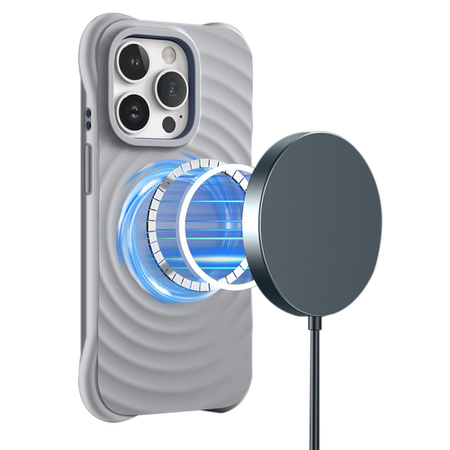 Nakładka Circle Mag do iPhone 14 Pro 6,1" szara