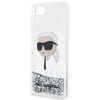 Karl Lagerfeld KLHCI8LNKHCH iPhone 7/8/ SE 2020/2022 srebrny/silver hardcase Glitter Karl Head