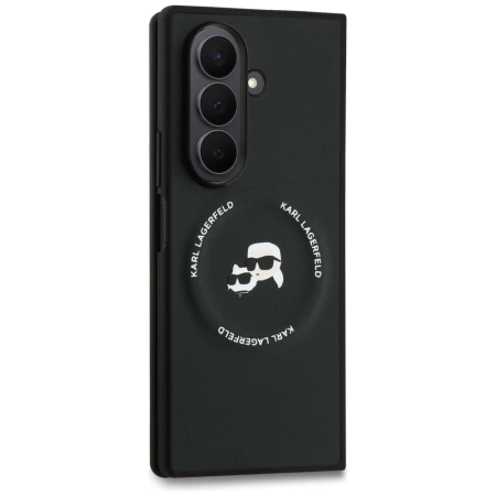 Etui Karl Lagerfeld Karl&Choupette Logo MagSafe na Samsung Galaxy Z Fold7 - czarne