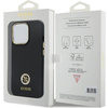 Guess nakładka do iPhone 13 Pro 6,1" GUHCP13LM4DGPK czarna HC Silicone Logo Strass 4G