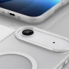 Etui Magnetic Abrasive na iPhone 17 Air kompatybilne z MagSafe - matowe białe