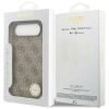 Etui Guess 4G Charms Collection MagSafe na iPhone Air - brązowe