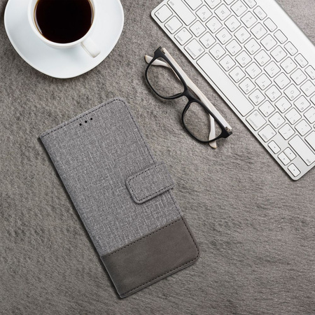 Kabura GOMMA Book do SAMSUNG A26 5G szary
