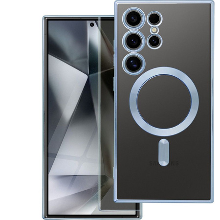 Futerał ELECTRO MAG COVER kompatybilny z MagSafe do SAMSUNG S25 Plus niebieski