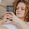 Carbon Case Flexibles Silikon für Xiaomi Poco X7 - Schwarz