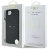 Guess PU Grained Classic Logo Case mit MagSafe für iPhone 16e - Schwarz