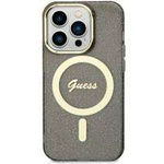 Guess GUHMN61HCMCGK iPhone 11 / Xr 6,1" schwarz/schwarzes Hardcase Glitter Gold MagSafe