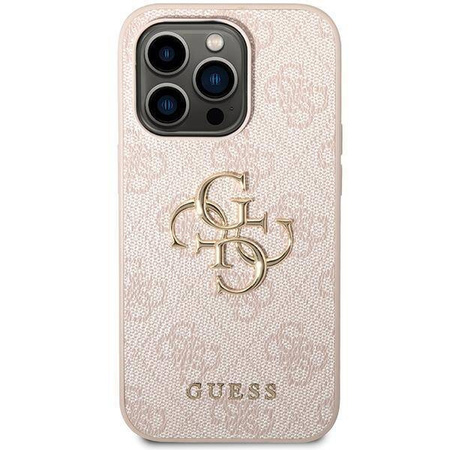 Guess GUHCP15X4GMGPI iPhone 15 Pro Max 6,7" rosa/rosa Hardcase 4G Big Metal Logo