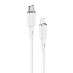 Acefast kabel MFI USB Typ C - Lightning 1,2m, 30W, 3A biały (C2-01 white)