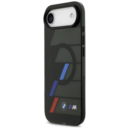 BMW M IML Metal Buttons Tricolor Lines MagSafe Case for iPhone Air - Black