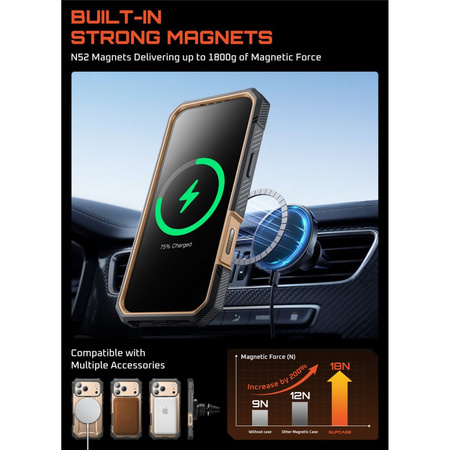 SUPCASE UB GRIP PRO MAG MAGSAFE IPHONE 17 PRO DESERT GOLD