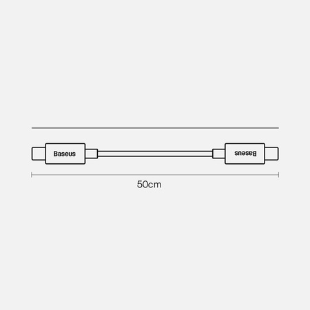 Baseus Magnetic Bracket powerbank z bezprzewodowym ładowaniem MagSafe 10000mAh 20W Overseas Edition biały (PPCX000202) + kabel USB Typ C Baseus Xiaobai Series 60W 0,5m