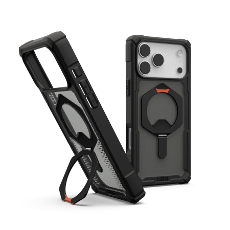 UAG Plasma XTE MagSafe Case for iPhone 17 Pro Max - Black and Orange