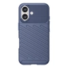 Thunder Case Silikonhülle für iPhone 16 Plus – blau