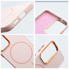 Futerał FRAME MAG COVER kompatybilny z MagSafe do SAMSUNG A26 pudrowy róż