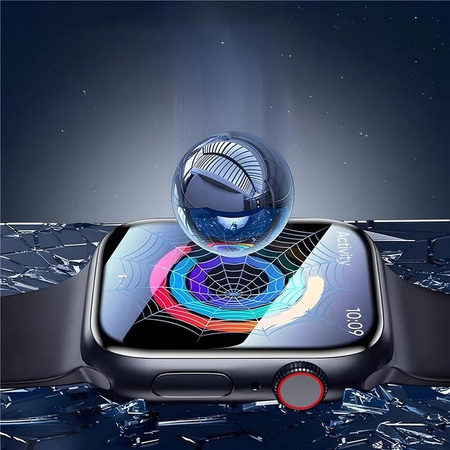 Wiwu - Szkło hartowane z aplikatorem Easy Install do Apple Watch 49mm