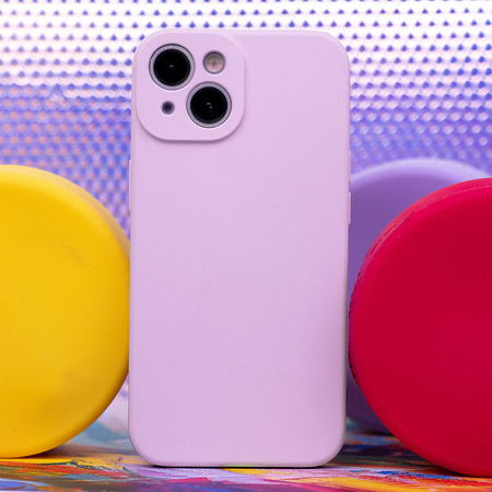 Nakładka Silicon do Samsung Galaxy S23 FE liliowy