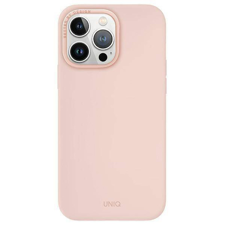 Uniq Lino Hue iPhone 15 Pro Max 6,7&quot; Hülle Magclick Charging rosa/blush pink