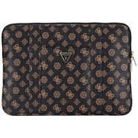 Guess Sleeve Peony Pocket Triangle 14" Laptoptasche - Schwarz