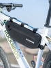 Rockbros AS-043 Fahrradtasche mit Klettverschluss 3l - schwarz