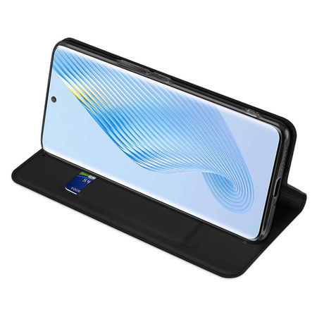 Dux Ducis Skin Pro case for Honor Magic5 flip cover card wallet stand black