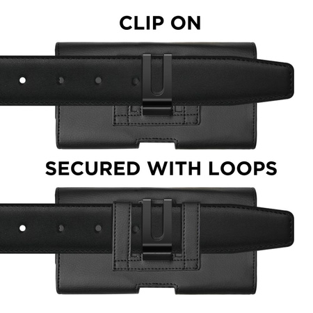 TECH-PROTECT SM80 UNIVERSAL PHONE HOLSTER POUCH 5.8-6.8 INCH BLACK