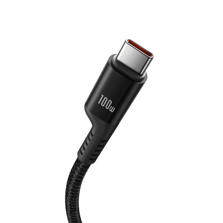 Baseus kabel Fish-Eye Fast Charging Data Cable USB-C to USB-C 100W 1m Cluster czarny