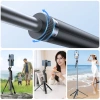 Wozinsky Selfie stick WC1Y30S teleskopowy tripod 1.3m z uchwytem na telefon - czarny