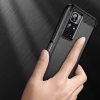 Carbon Case Flexible Schutzhülle für Xiaomi Redmi Note 11 schwarz