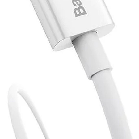 BASEUS kabel USB A do Typ C PD 100W 1,5m biały P10320102214-02