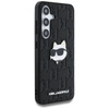KARL LAGERFELD SAMSUNG S25 MONOGRAM KLHCS25SPGKLCHPK CHOUPETTE HEAD BLACK