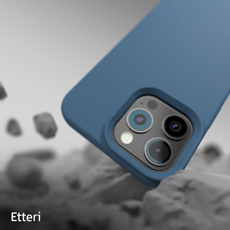 Nakładka Etteri Silicone Mag do iPhone 16 Pro Max 6,9" ciemnoniebieska
