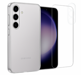 Etui do Samsung S24+ (Plus) + Szkło na ekran + Szkło na aparat