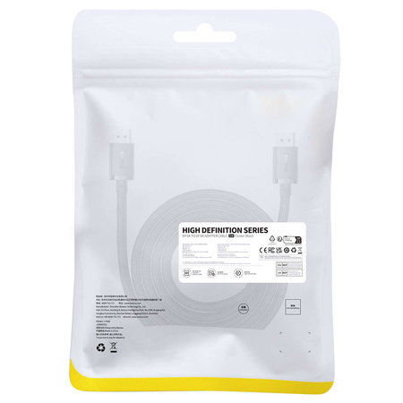 DisplayPort 8K 60Hz cable 2m Baseus High Definition Series - black