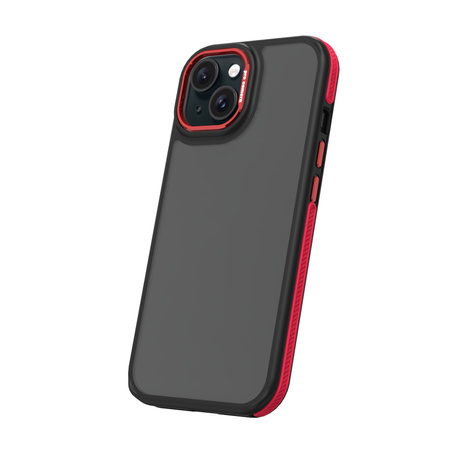 Nakładka Crystal Black do iPhone 16 Plus 6,7&quot; czerwona