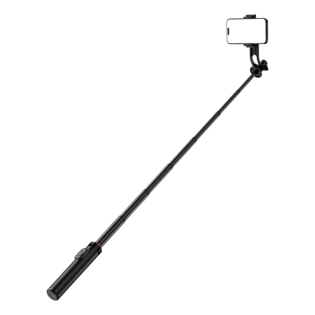Wozinsky Selfie stick WC1Y2S teleskopowy tripod 1.3m ze stopu aluminium z uchwytem na telefon - czarny
