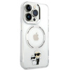 Karl Lagerfeld KLHMP13LHNKCIT iPhone 13 Pro 6,1&quot; Hardcase transparent Ikonisches Karl&amp;Choupette Magsafe