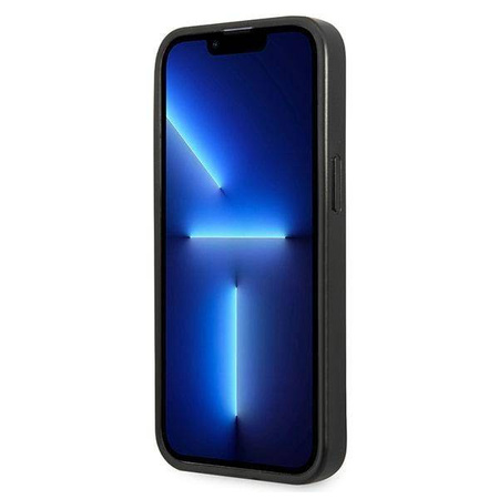 Schutzhülle IPHONE 13 Karl Lagerfeld Hardcase Karlimals Cardslot (KLHCP13MCANCNK) schwarz