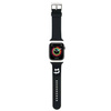 Armband für APPLE WATCH 4 / 5 / 6 / 7 / 8 / SE / ULTRA (42 / 44 / 45 / 49 MM) Karl Lagerfeld Strap 3D Rubber Choupette Head (KLAWLSLCNK) schwarz
